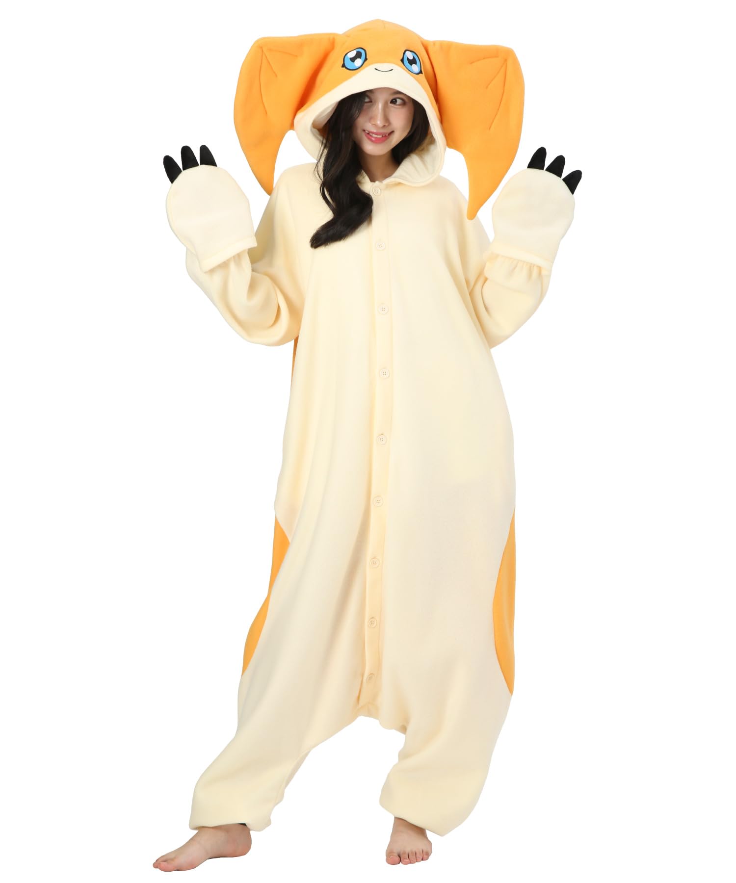 

Флисовый кигуруми персонажа Digimon Патамон [SAZAC] оранжевый