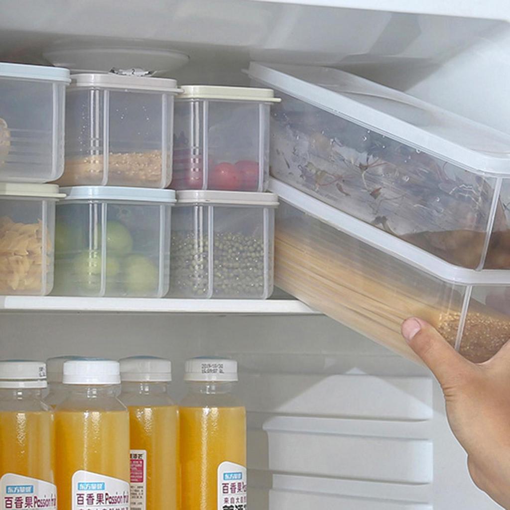 Pasta Container Rectangular Clear Spaghetti Container Organizer Stackable Spaghetti Container Airtight Containers Pasta Storage