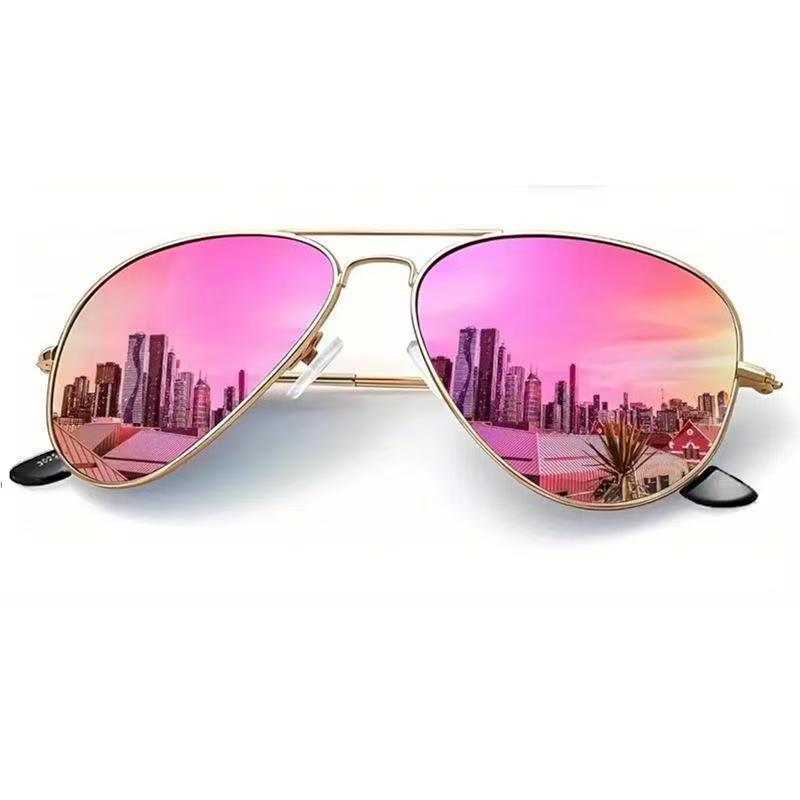 Óculos de Sol Piloto Clássicos Retrô para Homens e Mulheres Óculos de Sol para Dirigir Lentes Externas Proteção Solar Óculos Esportivos Pesca
