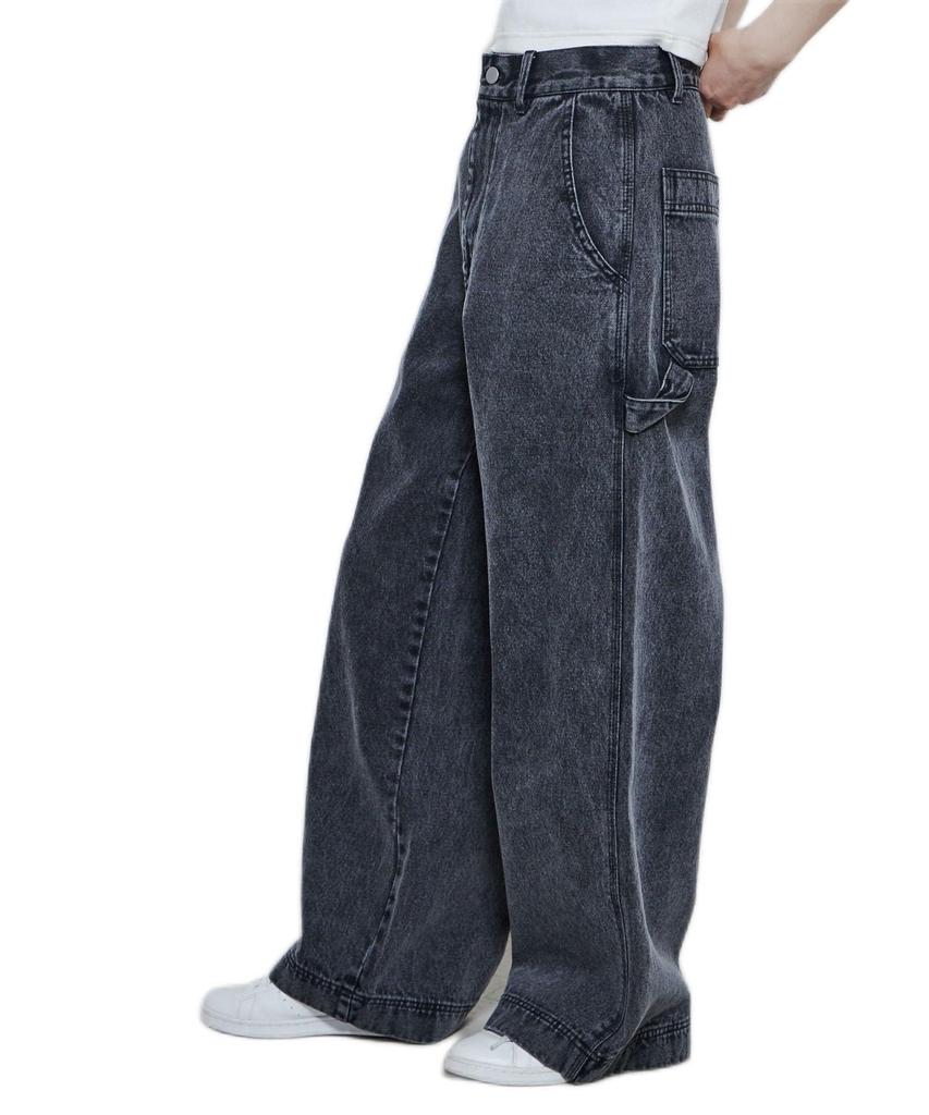 WEGO Loose Painter Size Black Sonata Men's Pants, M,