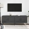 TV Cabinets (2 Pcs) Black 68 X 39 X 50.5 Cm Steel