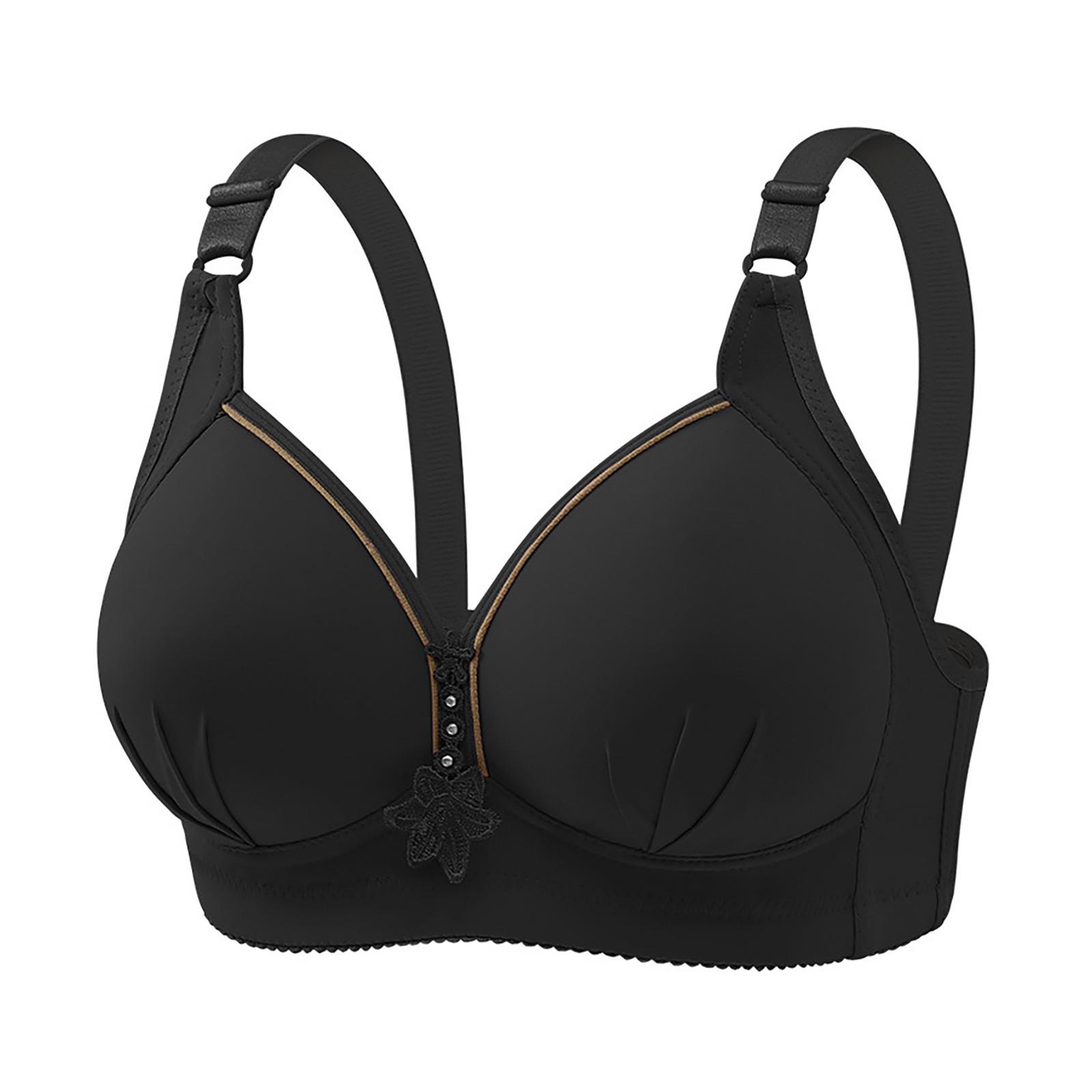 

Плюс-размер Тонкий косточки Push-Up Регулируемое нижнее белье Anti-Sag Сексуальный Комфортный Бюстгальтер Push-Up Bra 50 чёрный