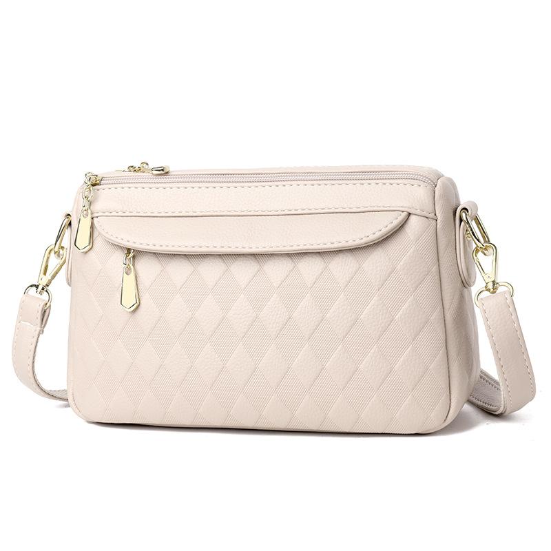 

Shoulder bag women s small bag 2025 new fashionable middle-aged women s bag mother bag simple temperament multi-layer crossbody bag