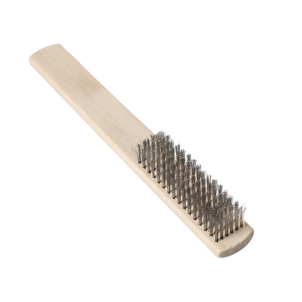 Bristle Brush 6-Row Durable Hair Brush Comfortable Grip Scrub for Cleaning Hard Sticky Messes Fatigue Resistance Long Life