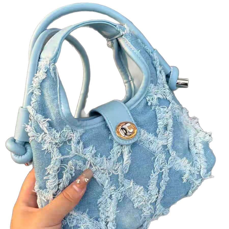 Bohemian Bag New Denim Bag Niche Design Crossbody Bag Fashion Simple Original Retro Handbag