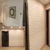 35*35cm 3D Foam Ceiling Waterproof Self-adhesive Wall Stickers Anti-collision Peel and Stick Background Wallpaper Bed Room Decor