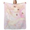 cD11 Throw Blanket Long Lasting Soft Plush Blanket for Daily Use