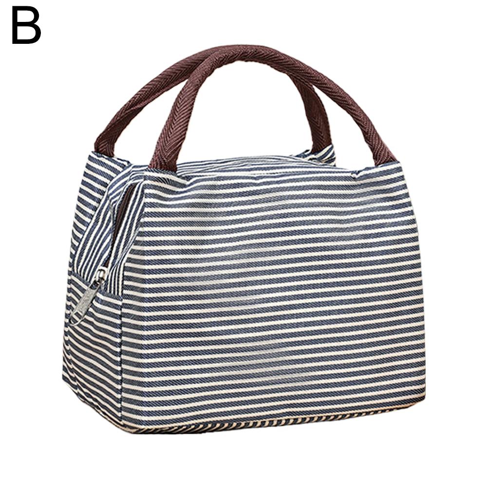 Lunch Bag Handle Insulation Cooler Bag For Women Kid Lunch Box Picnic Travel Portable Food Storage Breakfast Thermal Food Bag