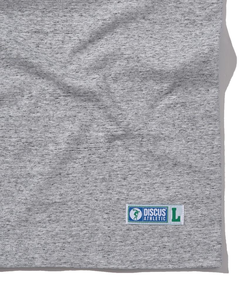DISCUS ATHLETIC Nice Weather Collaboration Nice Series Ringer T-Shirt H.Grey
