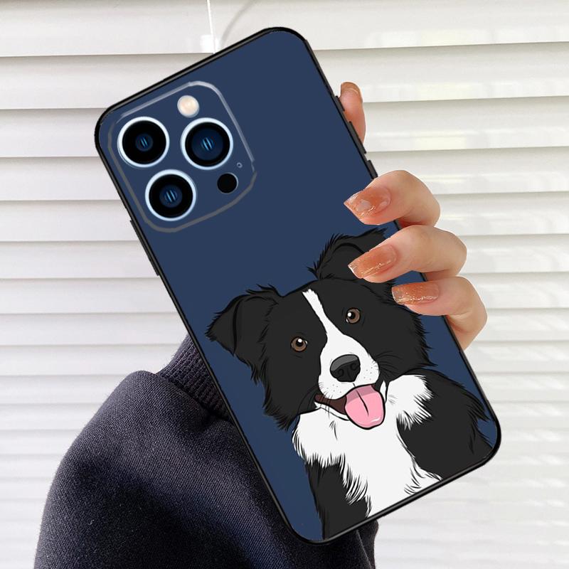 

Border Collie Dog Phone Cover For iPhone 15 12 11 13 14 Pro Max Mini X XR XS Max SE 2020 7 8 Plus Phone Case iPhone 15 Pro