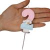 0-9 Lumânări Cifra Tort Zi de Naștere Lumânări Cifra Drăguțe Cinnamoroll Roz Albastre Lumânări Vârful Tortului Accesorii Petrecere Zi de Naștere Bebeluș Jucărie
