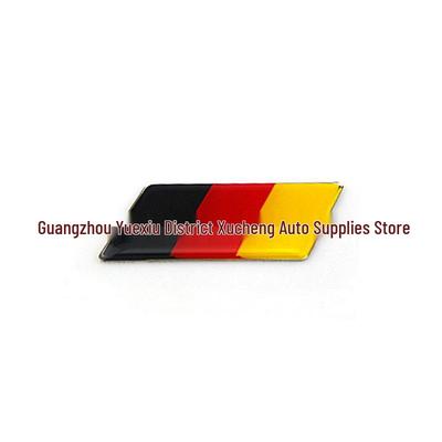 German Crystal Flag 3D Aluminum Car Decoration Sticker