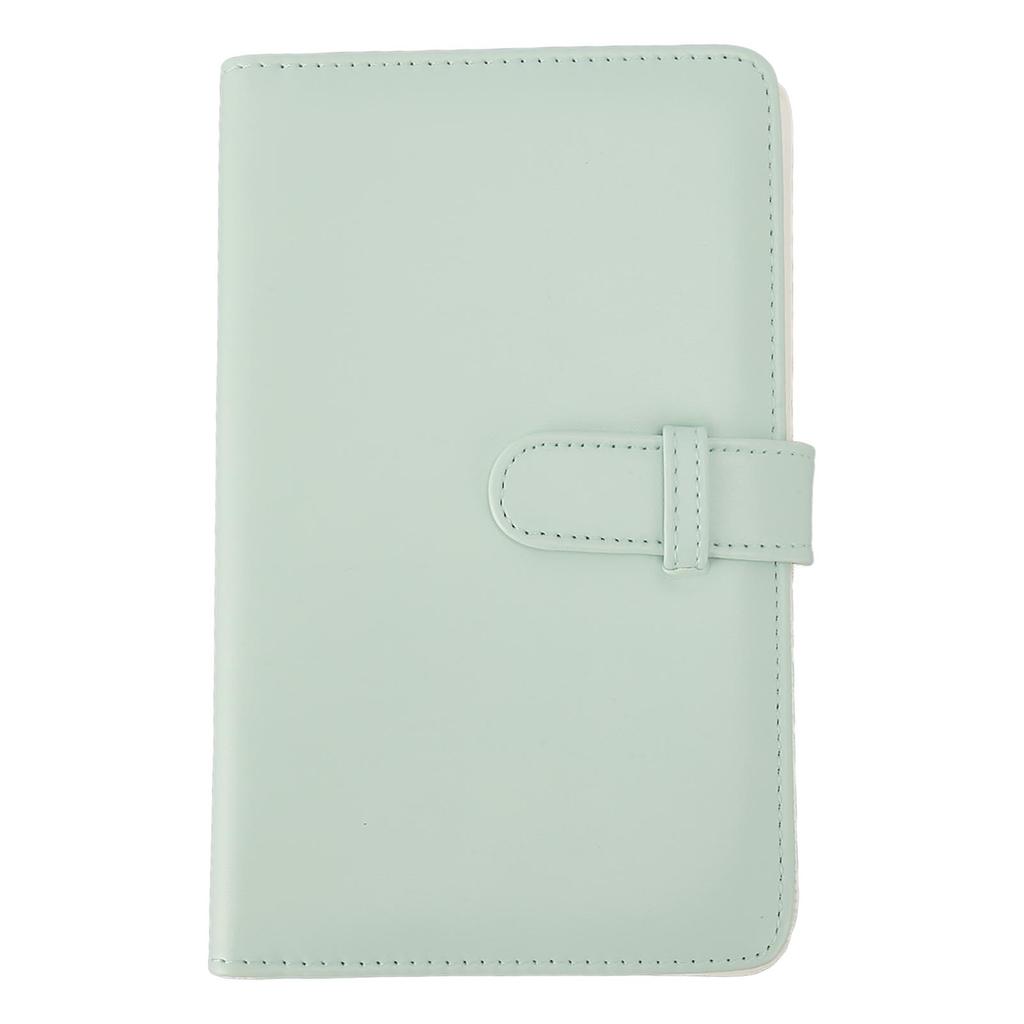 96 Pockets Photo Album Large Capacity PU Leather Cover Snap Design Small Photo Album for Fujifilm