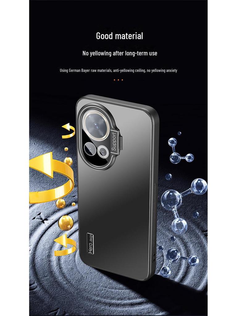 Huawei Nova13/Nova13Pro/Nova12Pro Kryt objektivu s plným pokrytím a pouzdro proti pádu se stojánkem