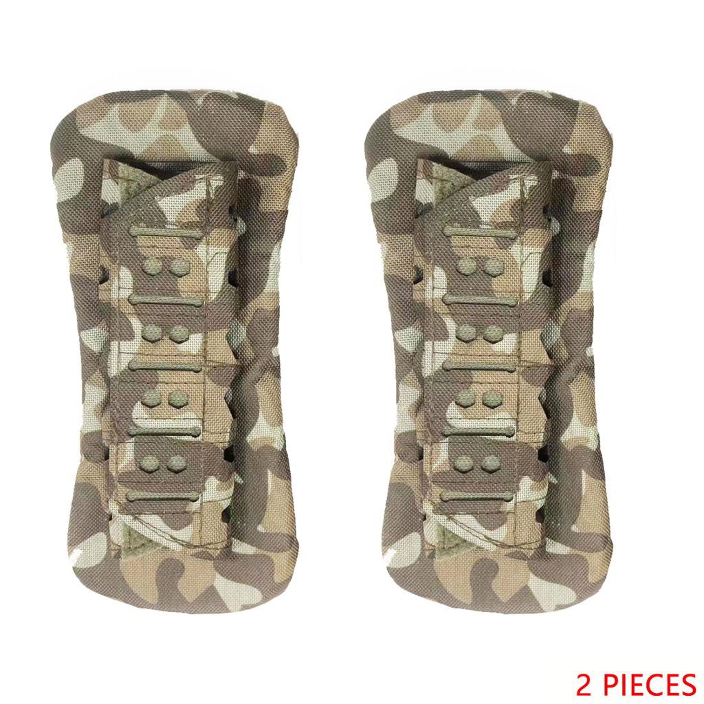 Outdoor tactical shoulder pad breathable Backpack vest cushioning pad laser cut shock-absorbing Non-Slip shoulder strap pad