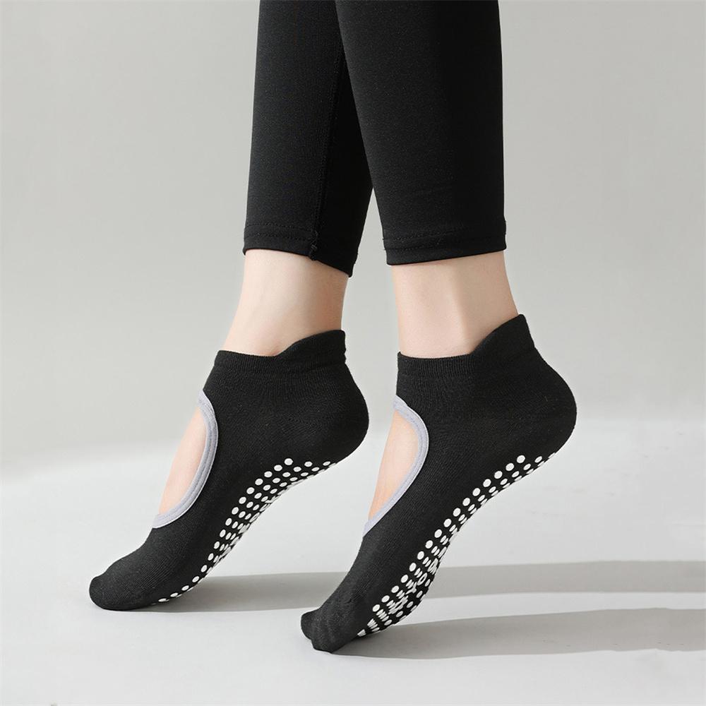 3 Paar Grip Pilates Socken für Damen – Rutschfeste Yoga Socken für Ballett, Tanz und Workouts