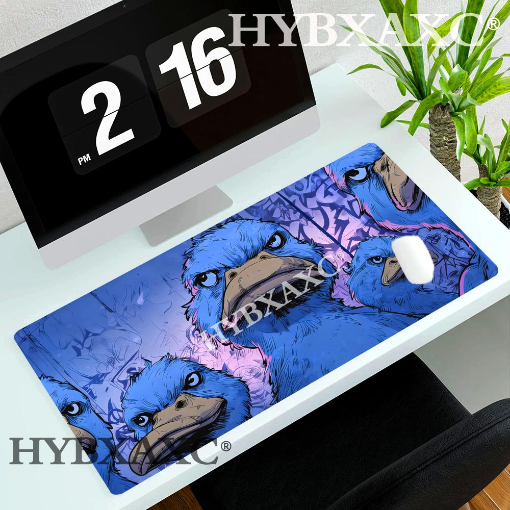 HYBXAXC Angry Duck Doodle Fun Design MTG Playmat Magic Card Battle Mat NonSlip Stitched Edge tapete magic mtg Tabletop playmat 800x400x2mm