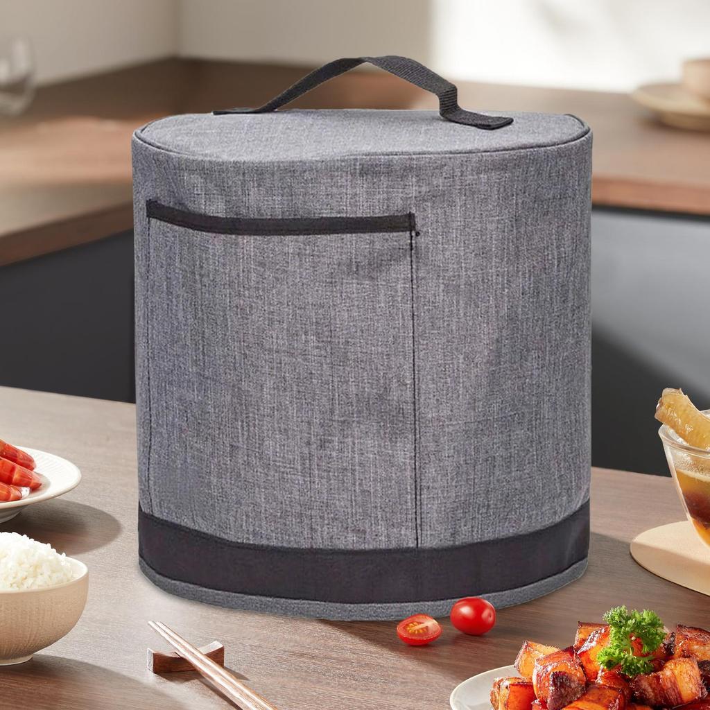 Air Fryer Cover Home Appliance Protective Case Dustproof Thickened Machine Cover With Carrying Handle And Pockets For Kitchen