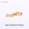 Trendy 18K Gold Plated Round Pearl Clasps Fastener For Bracelet Necklace Making Fittings,DIY Jewellery Making Supplies Wholesale