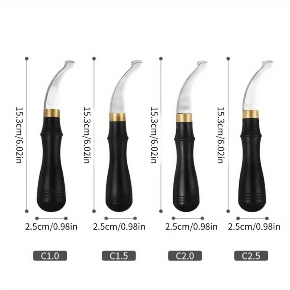 

1 шт. Кожаный кромкорез, кризер, деревянная ручка, кожаное устройство для обработки кромок с мелким пазом, триммер, канавка, биговка, инструмент для обработки кромок кожи C1.0