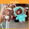 Plüschbär-Schlüsselanhänger aus weichem Kurzflor für Sammler und als Geschenk