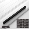 320MM Aluminium Profile Pulls Furniture Hardware Kitchen Cabinet Cupboard Dresser Wardrobe Drawer Door Black Modern Long Handles