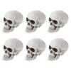 4Pcs Props Skull Decor Plastic Realistic Mini 2.36x1.97 Jaw Halloween Party Decoration Ornament for Haunted House Bar