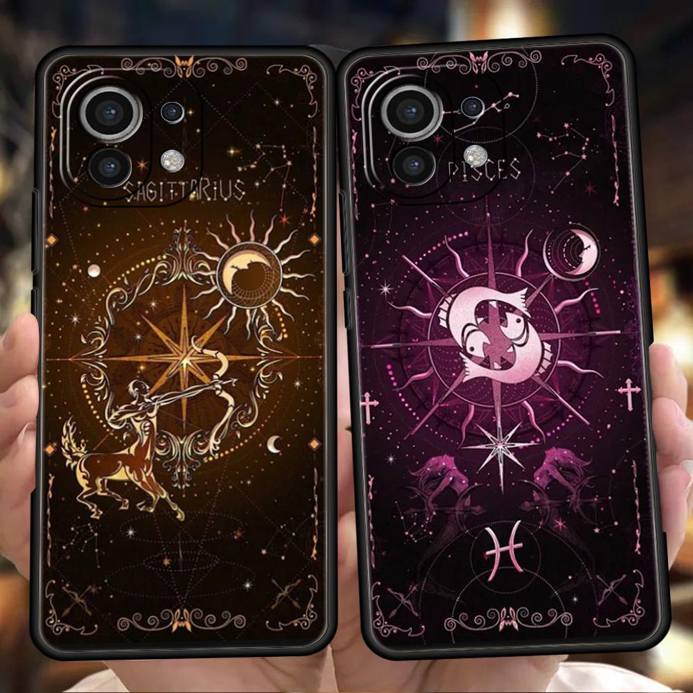 Constellation Phone Case Cover for Xiaomi Mi 15 14 13 12 11 Ultra 14T 13T 12T 11T 10T Pro Lite 5G Shockproof Silicone Capas Bags
