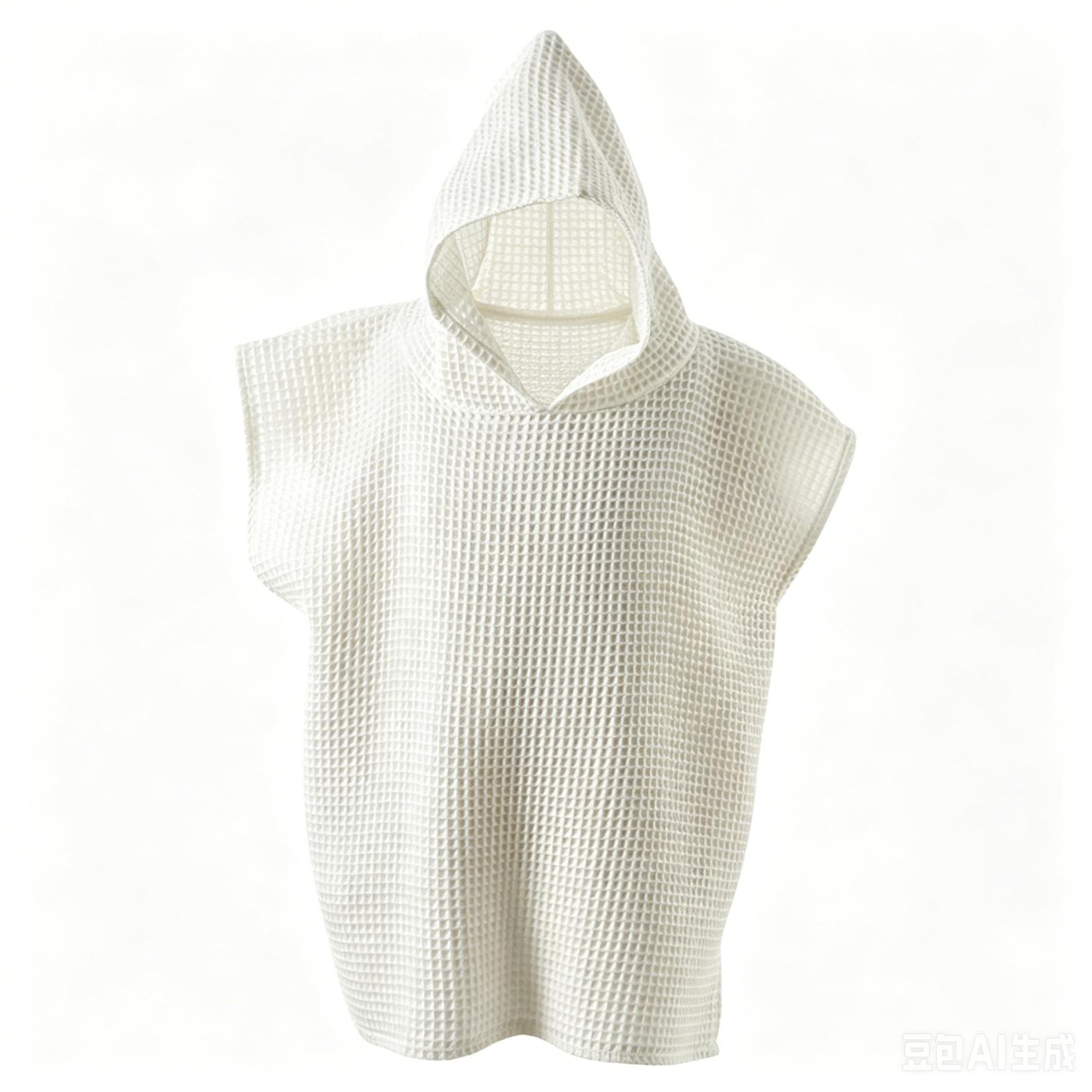 

Cotton Hooded Poncho Towel for Kids Soft Absorbent Swim Bathrobe Beach Cover Up Lightweight Hooded Bath Towel for Swimming Pool Spa One Size