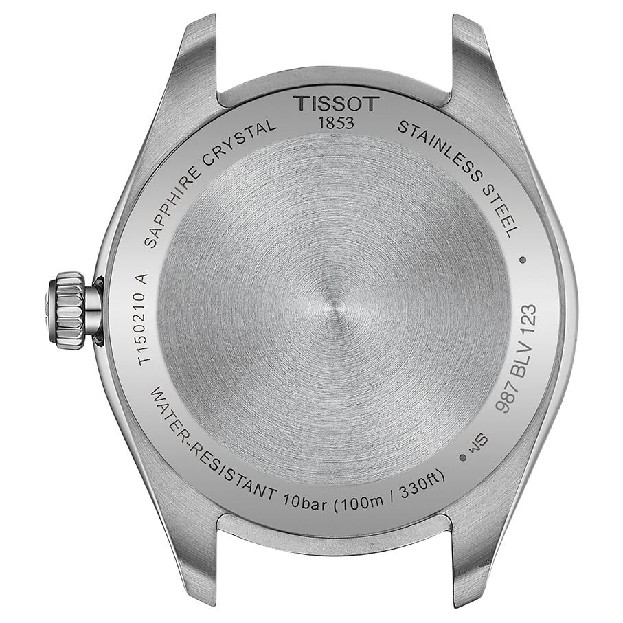 TISSOT PR100 Collection Quartz Movement Women's Watch Watch 34mm Blue Dial Stainless Steel Case T150.210.11.041.00