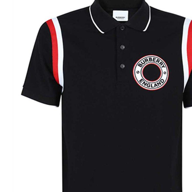 Burberry Logo Graphic Applique Cotton Polo 80354081-