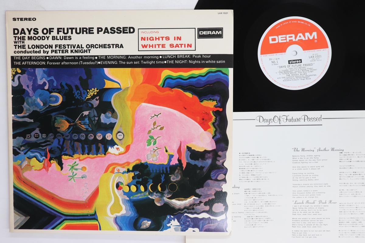 

LP Record MOODY BULES Days Of Future Passed LAX1021 KING 1978 Japan Rock Used