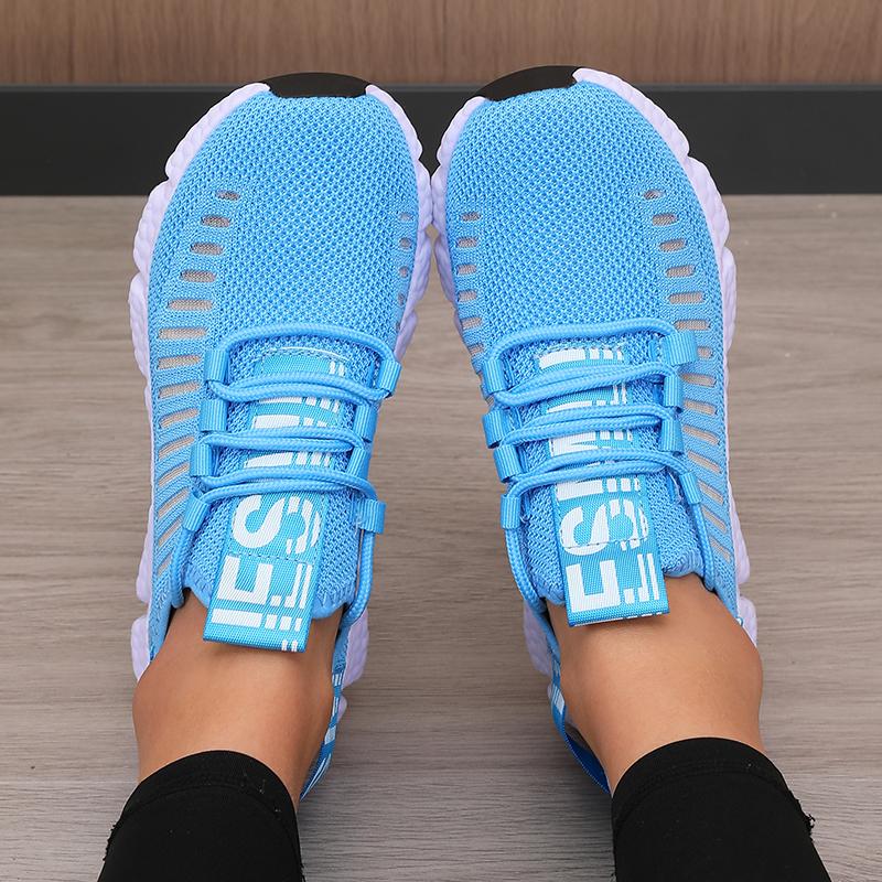 Fashion Women's Platform Sports Shoes with Fashionable Trendy Design Breathable Comfortable Shoes Outdoor Hiking  Walking Casual Shoes