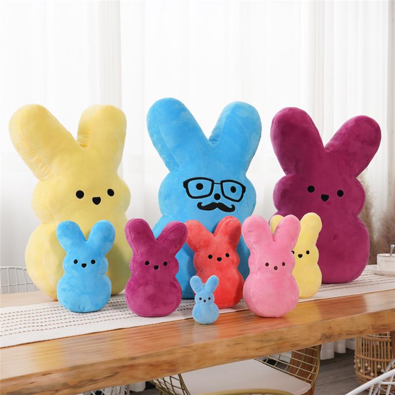 1PC 20cm Peeps Plush Rabbit Peep Easter Toys Simulation Stuffed Animal Doll For Kids Children Soft Bunny Pillow Gifts Baby Toy