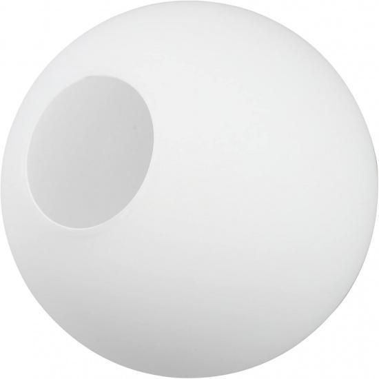 Vaguelly 6 Inch White Frosted Glass Globe Lamp Shade - Replacement Glass Globe Shade Cover, Round Ball Lamp Cover for Ceiling, Wall Fixtures