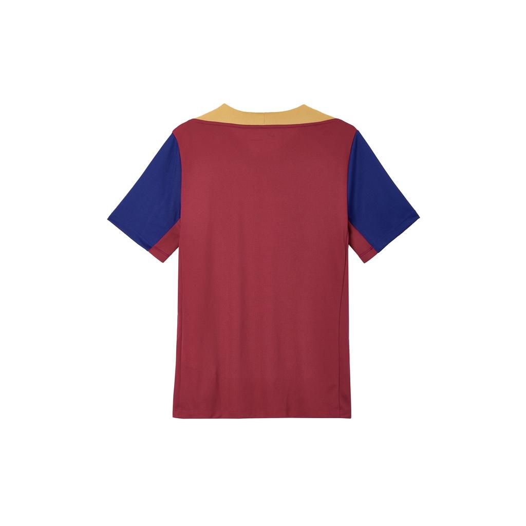 Nike Dri Fit Barcelona Club, Barca Soccer Ball Training Sports Collection T Shirt Men's Red FJ5439-621