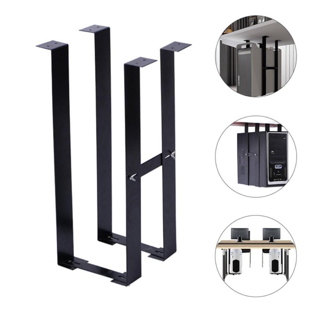 Sturdy Adjustable CPU Stand Rustproof Computer Mainframe Hanger  Office Setup