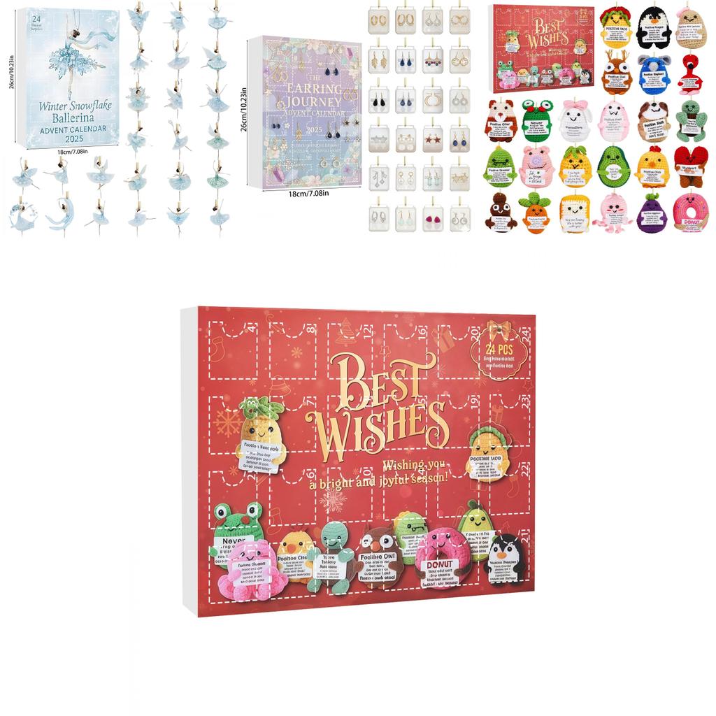 Gorilla Air Force Ballet Acrylic Tree Ornament Advent Calendar Blind Box Gift For Holiday Decor