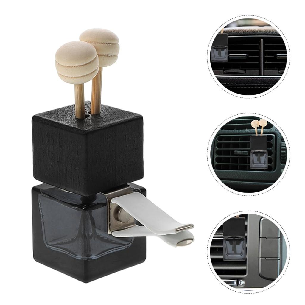 JUMPLAWN 2pcs Car Air Conditioner Bottle Car Aroma Hanging Bottle Air Vent Aromatherapy