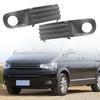 Fog Light Grille Heat-resistant Perfect Match Black L/R Fog Lamp Hole Cover 7H0807489B 7H0807490B for VW T5 03-09