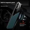 For Samsung Galaxy A06 4G Case Leather Coated PC+TPU Phone Back Cover