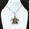Rhodochrosite Pendant Copper Wire Wrapped Gemstone Pendant Handmade Copper Jewelry Tortoise Pendant Gift For Wedding Rhodochrosite Jewelry