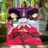 Inuyasha Cartoon Printing Blanket Large Sofa Soft Warm Flannel Throw Blanket Camping,Outdoors,Picnic,Travel,Airplane Blanket.