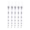 5 Pcs/set Bird Repellent Rod Wind Twisting Scare Rod Spiral Deterrent Reflective Anti-bird Tool