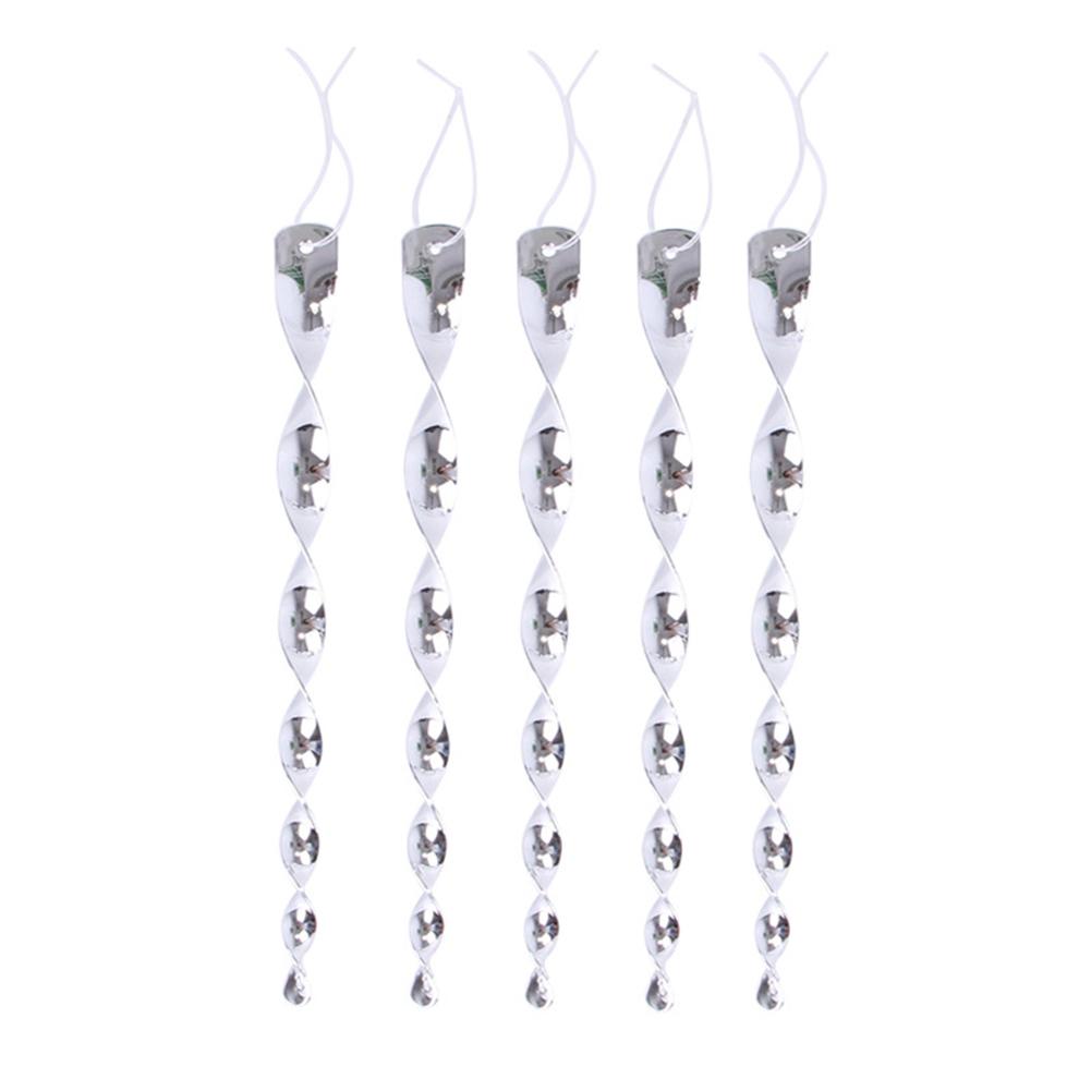 5 Pcs/set Bird Repellent Rod Wind Twisting Scare Rod Spiral Deterrent Reflective Anti-bird Tool