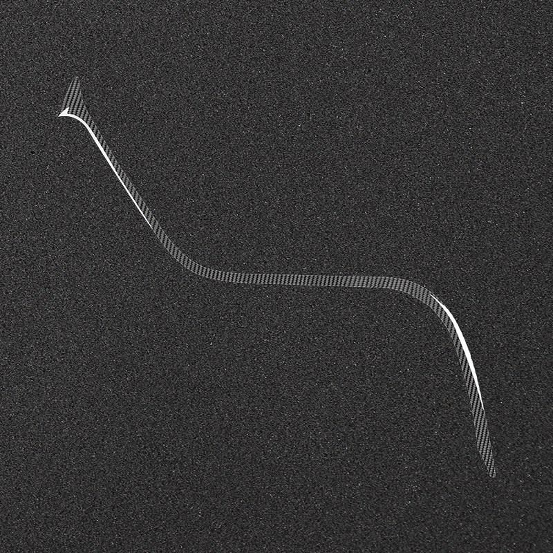 For Toyota Camry 2018   Carbon Fiber Interior Center Console Dashboard Panel Frame Decal Cover Trim Carbon fiber pattern