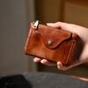 Change Bag Zipper Snap Button Compact Portable Card Bag Wallet