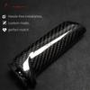 Real Carbon Fiber Car Handbrake Gear Shift Interior Trim Cover for BMW 3 Series E90 2005-2012 F20 F30 F31 GT F34 2013-2018