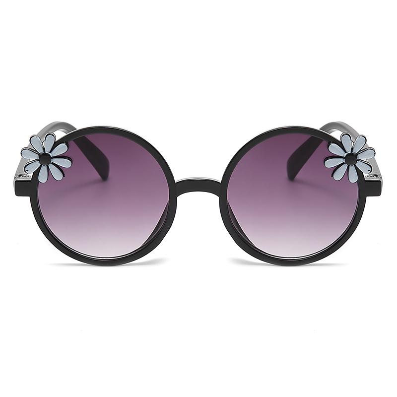 New Children's Glasses Floret Anti-ultraviolet Fashion Children's Sunglasses Outdoor Shading Travel Children's Mirror