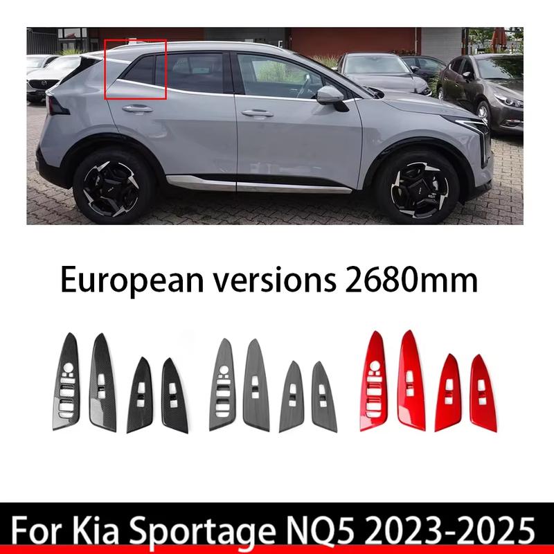 For Kia Sportage NQ5 -2025 an Version Car Tuning 4PCS Window Button Cover Trim Interior Accessories LHD/RHD